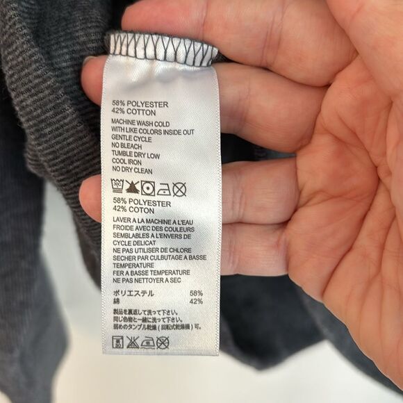 Tommy Bahama Men’s charcoal gray pullover button down sweatshirt size large EUC - Picture 9 of 11